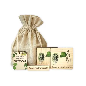 Karty trójdzielne mini DRZEWA