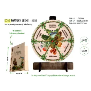 Leśne Koło fortuny MINI 20cm