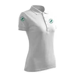 koszulka damska Polo z haftem biała