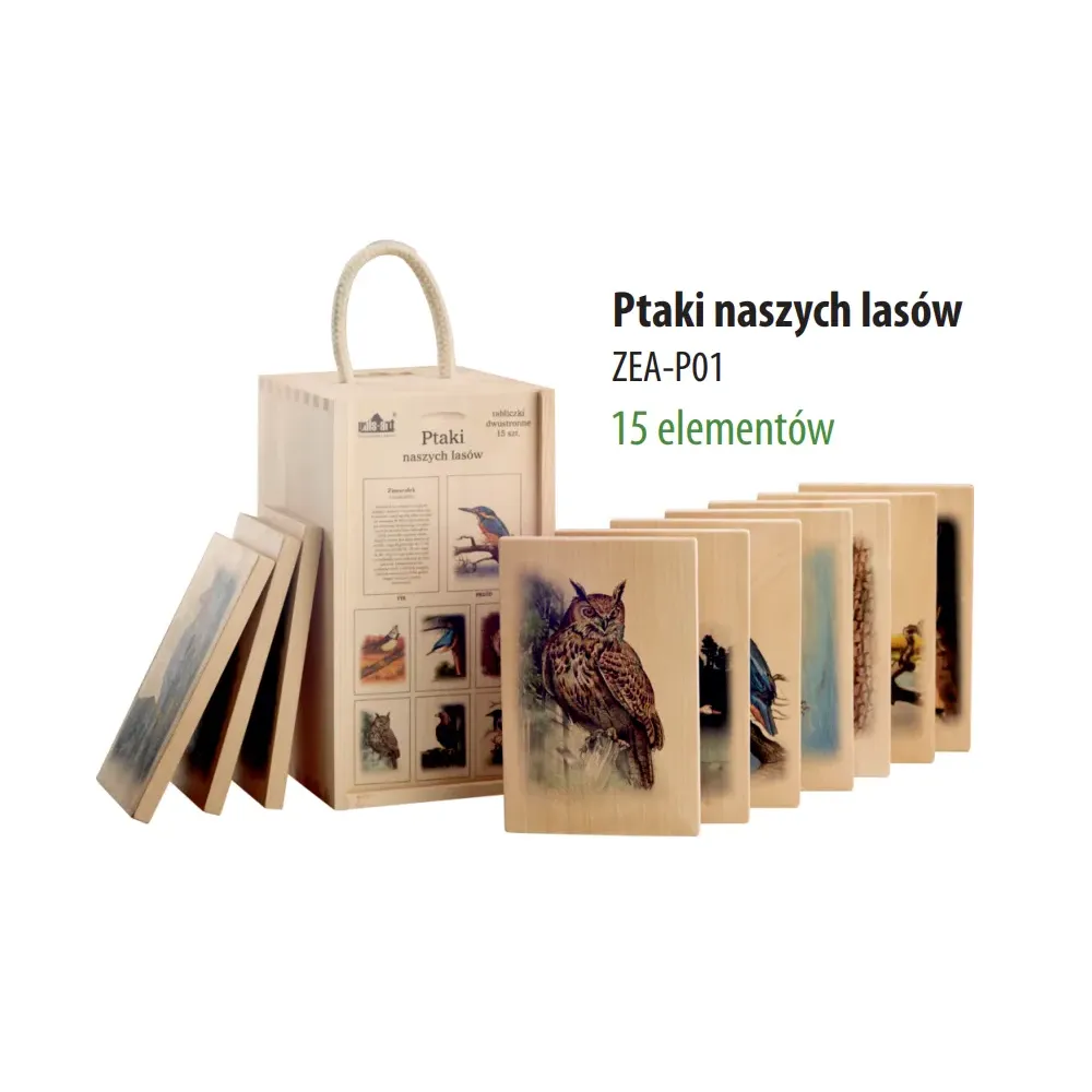 Zestaw edukacyjny ABC - PTAKI NASZYCH LASÓW