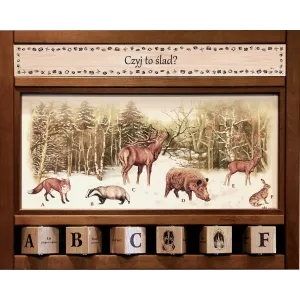 Zestaw interaktywny WEWNĘTRZNY - CZYJ TO ŚLAD?