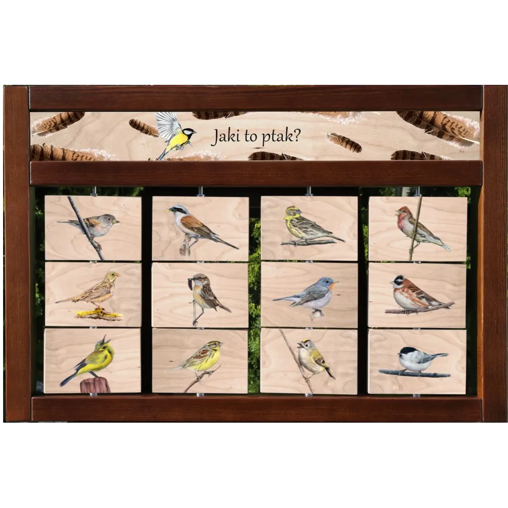 Zestaw interaktywny WEWNĘTRZNY - JAKI TO PTAK (wersja czwarta)