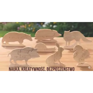 Puzzle przestrzenne BORSUK - Zabawka edukacyjna dla dzieci