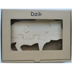 Puzzle przestrzenne BORSUK - Zabawka edukacyjna dla dzieci