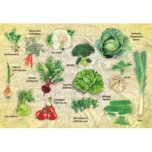 Mega puzzle WARZYWA