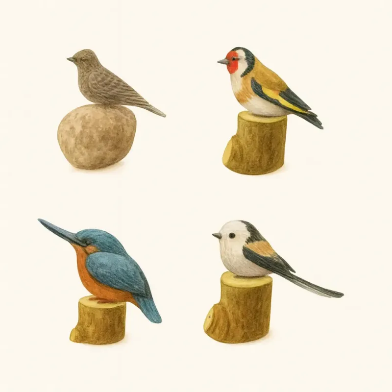 Ptaki dekoracyjne - Wyjątkowe ozdoby do wnętrz