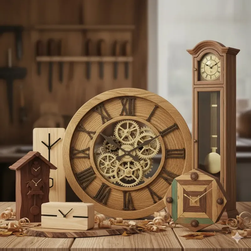 Zegary drewniane - Eleganckie i ekologiczne rozwiązanie dla domu
